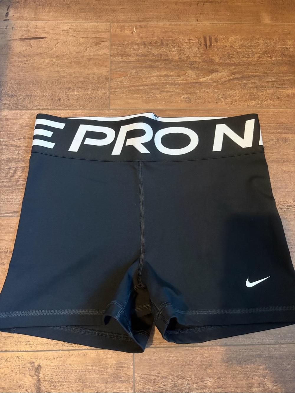 Nike Black and White Performance Compression Shorts